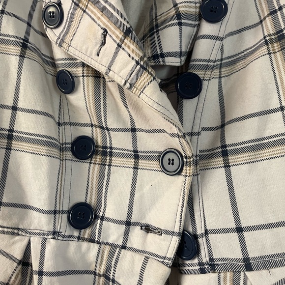 L.A. Kitty Striped Flared Bottom Blazer - Picture 2 of 6